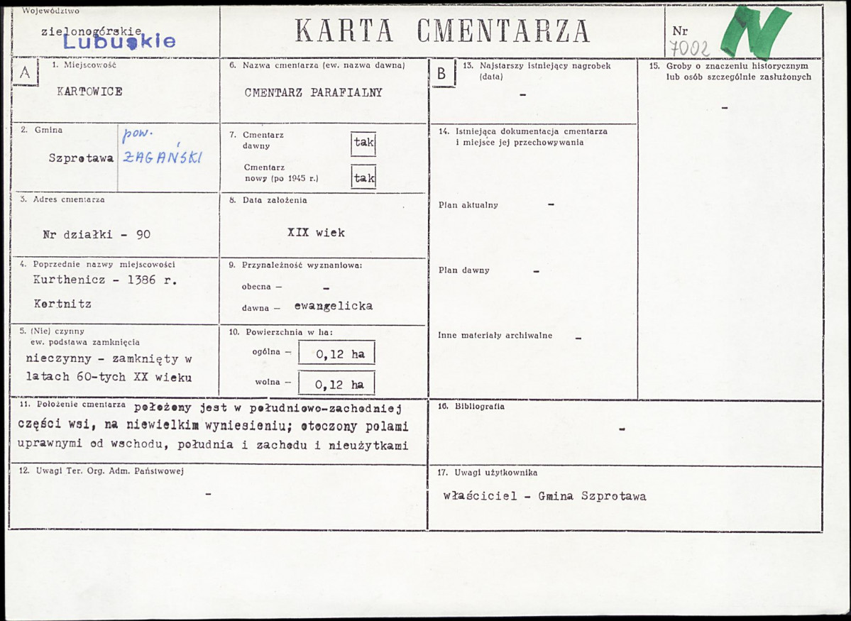Karta cmentarza, skan nr 1