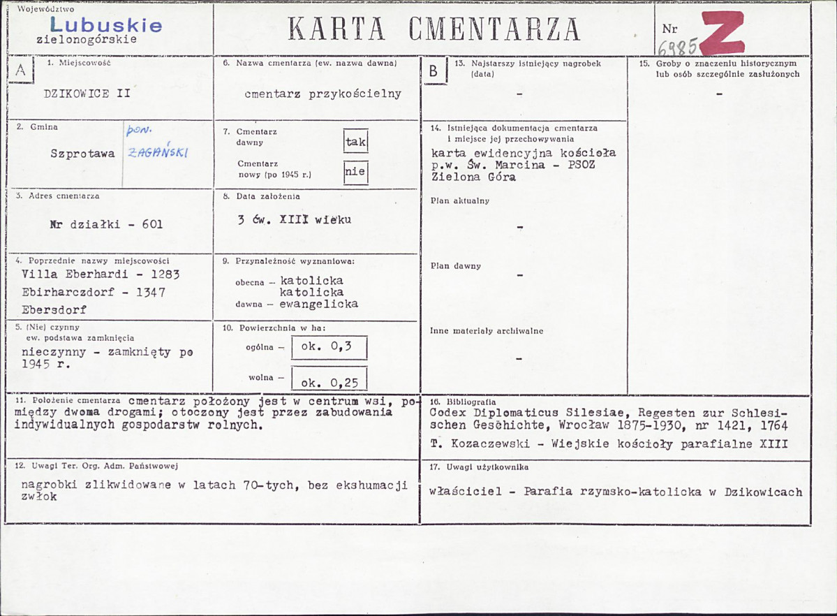 Karta cmentarza, skan nr 1