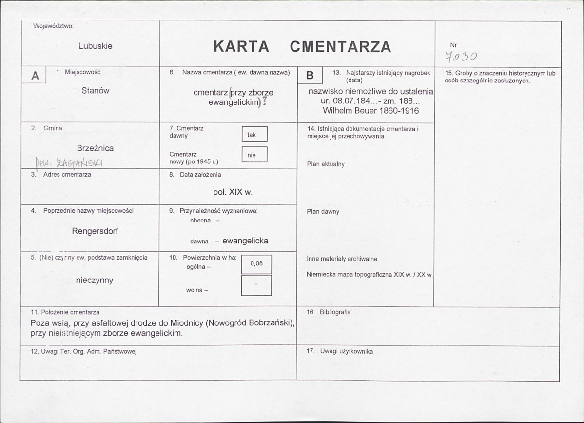 Karta cmentarza, skan nr 1