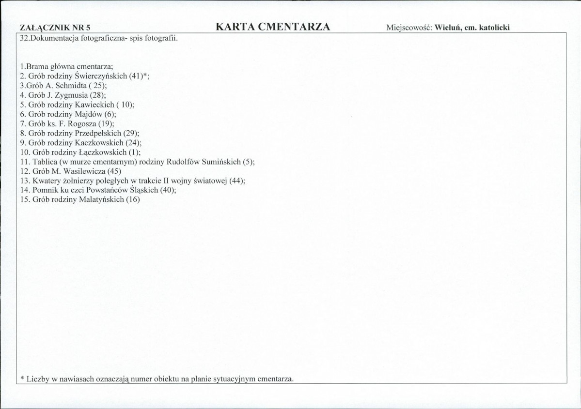 Karta cmentarza, skan nr 9