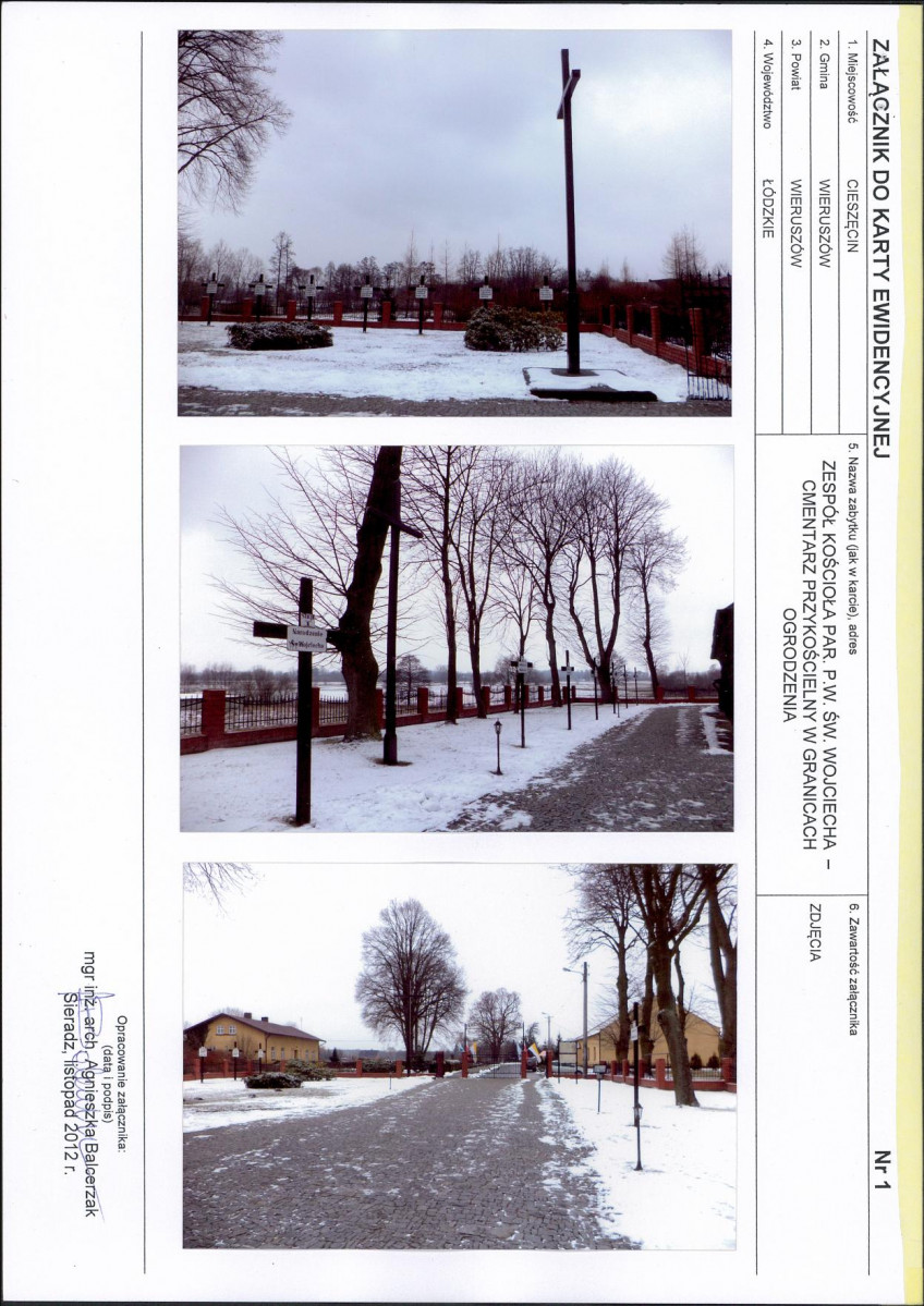 Karta cmentarza, skan nr 3