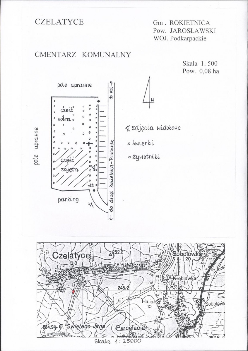Karta cmentarza, skan nr 3