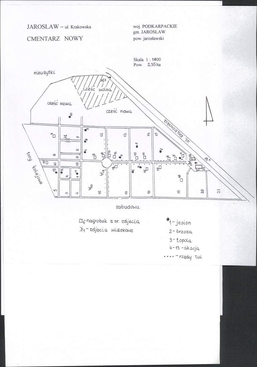Karta cmentarza, skan nr 4