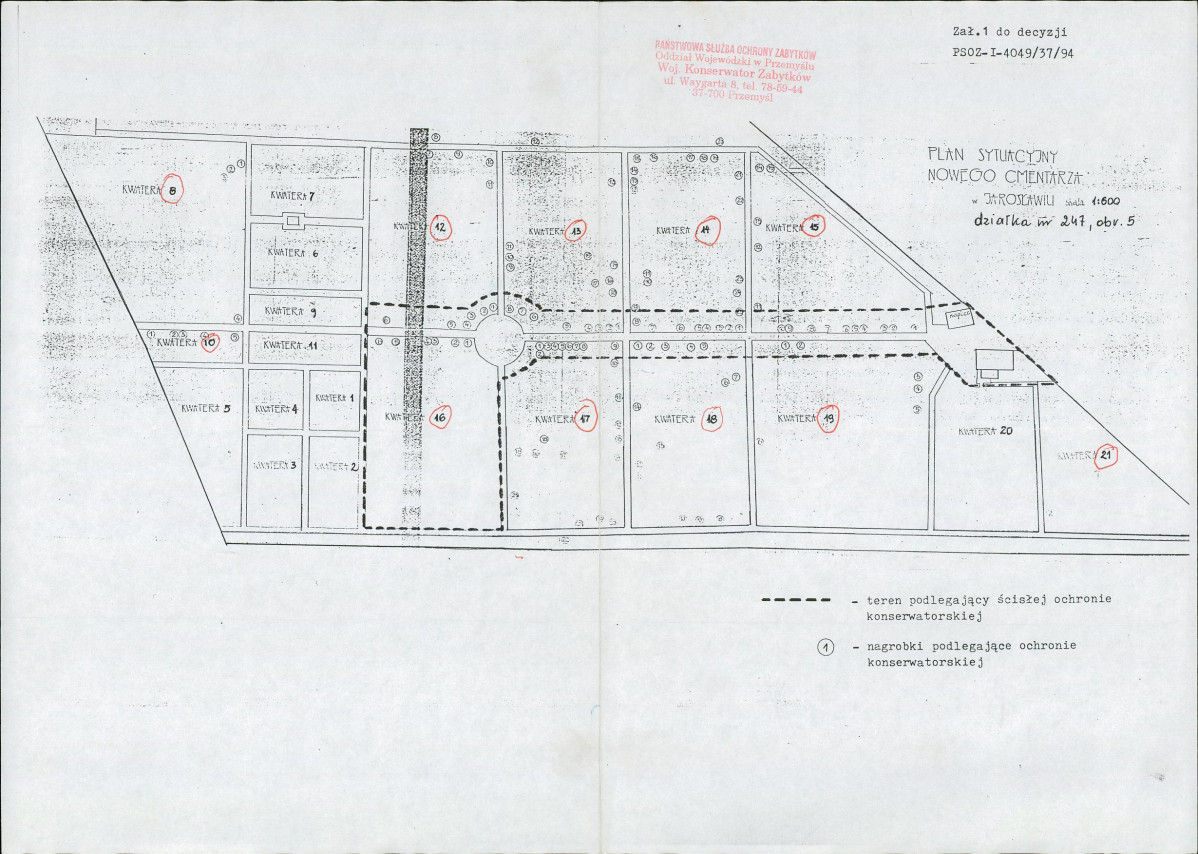 Karta cmentarza, skan nr 5