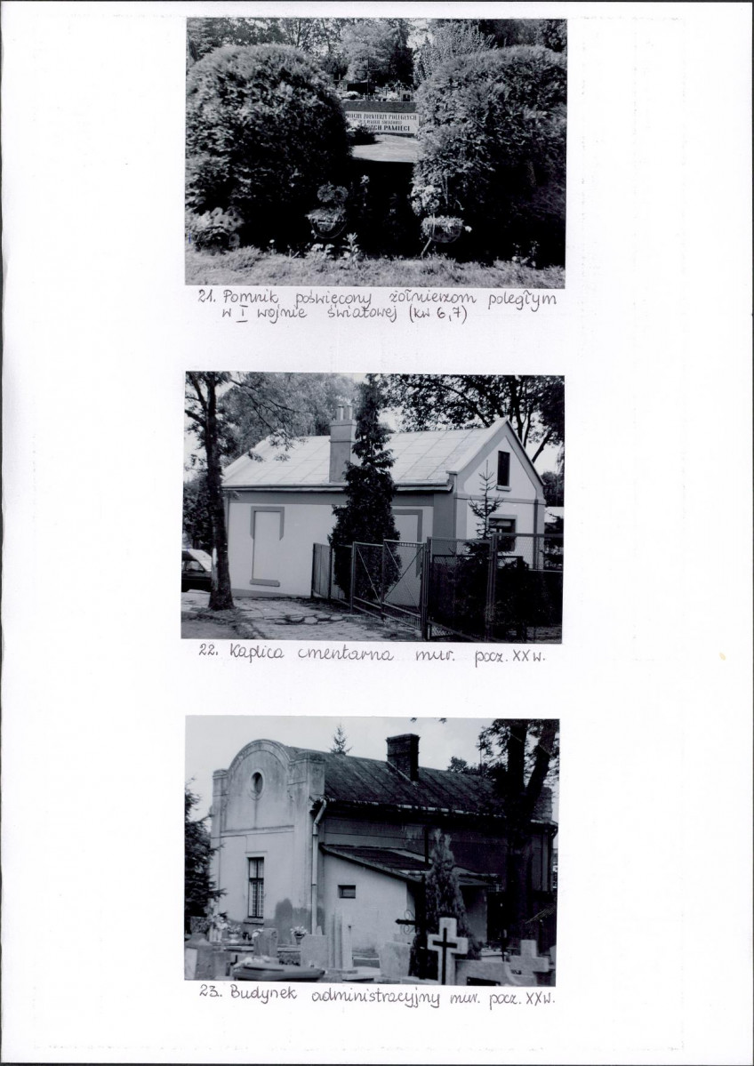 Karta cmentarza, skan nr 13