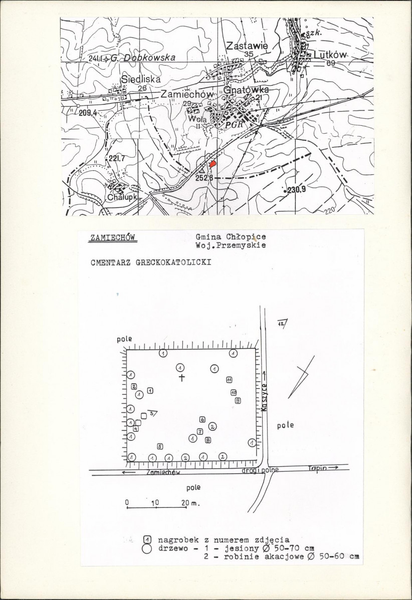 Karta cmentarza, skan nr 3