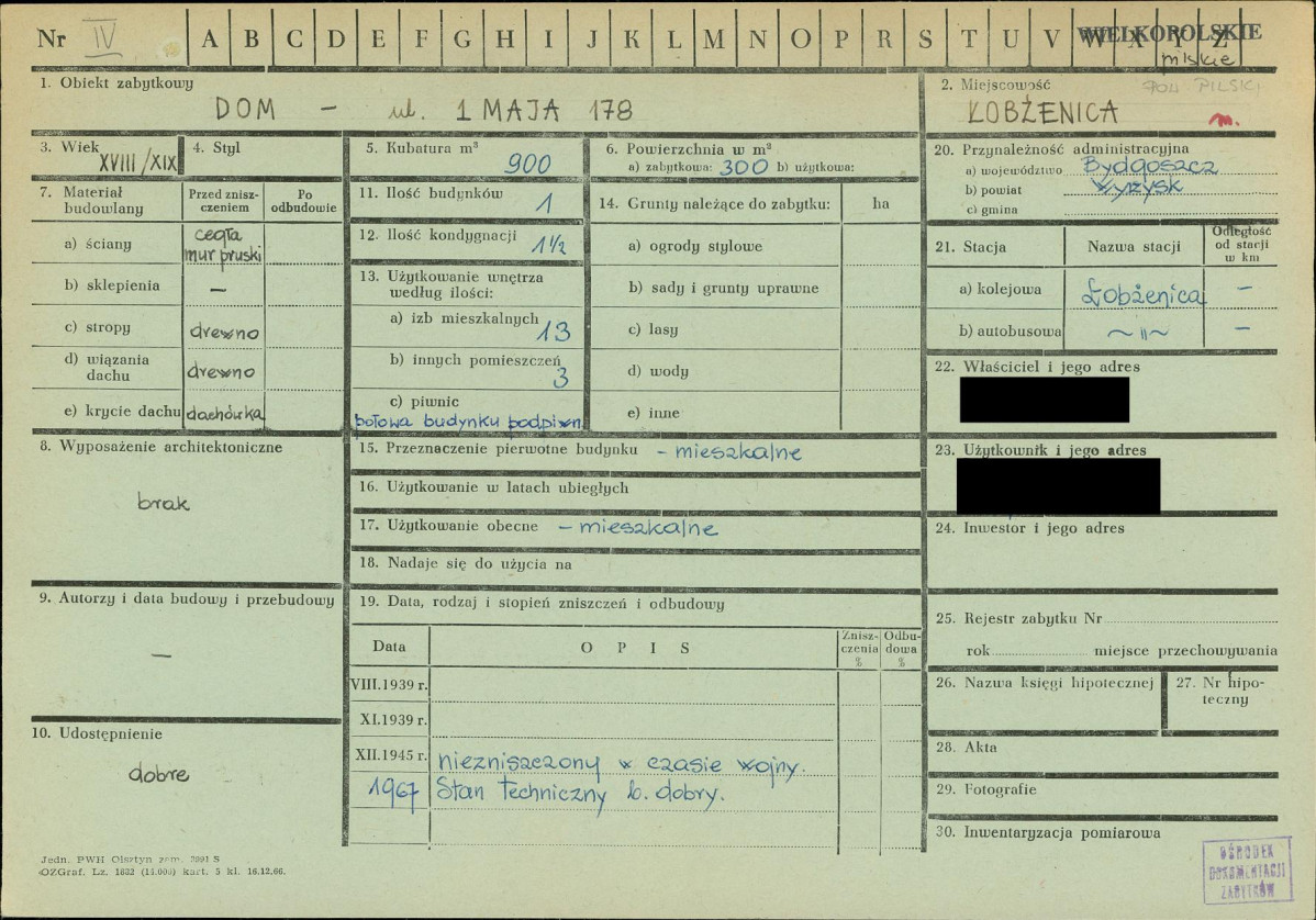 KZ - Karta zielona, skan nr 1