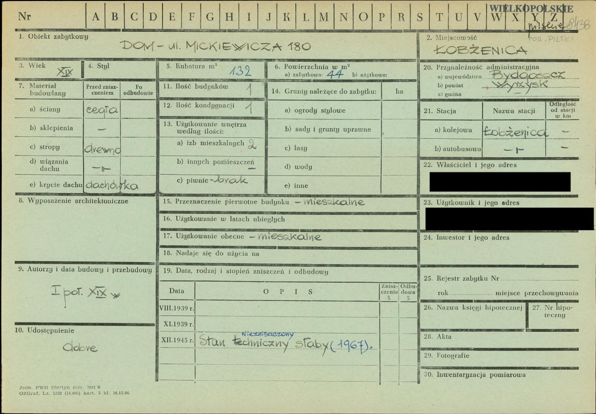 KZ - Karta zielona, skan nr 1