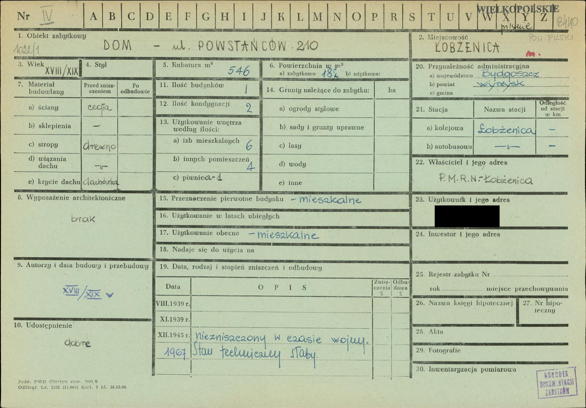 KZ - Karta zielona, skan nr 1