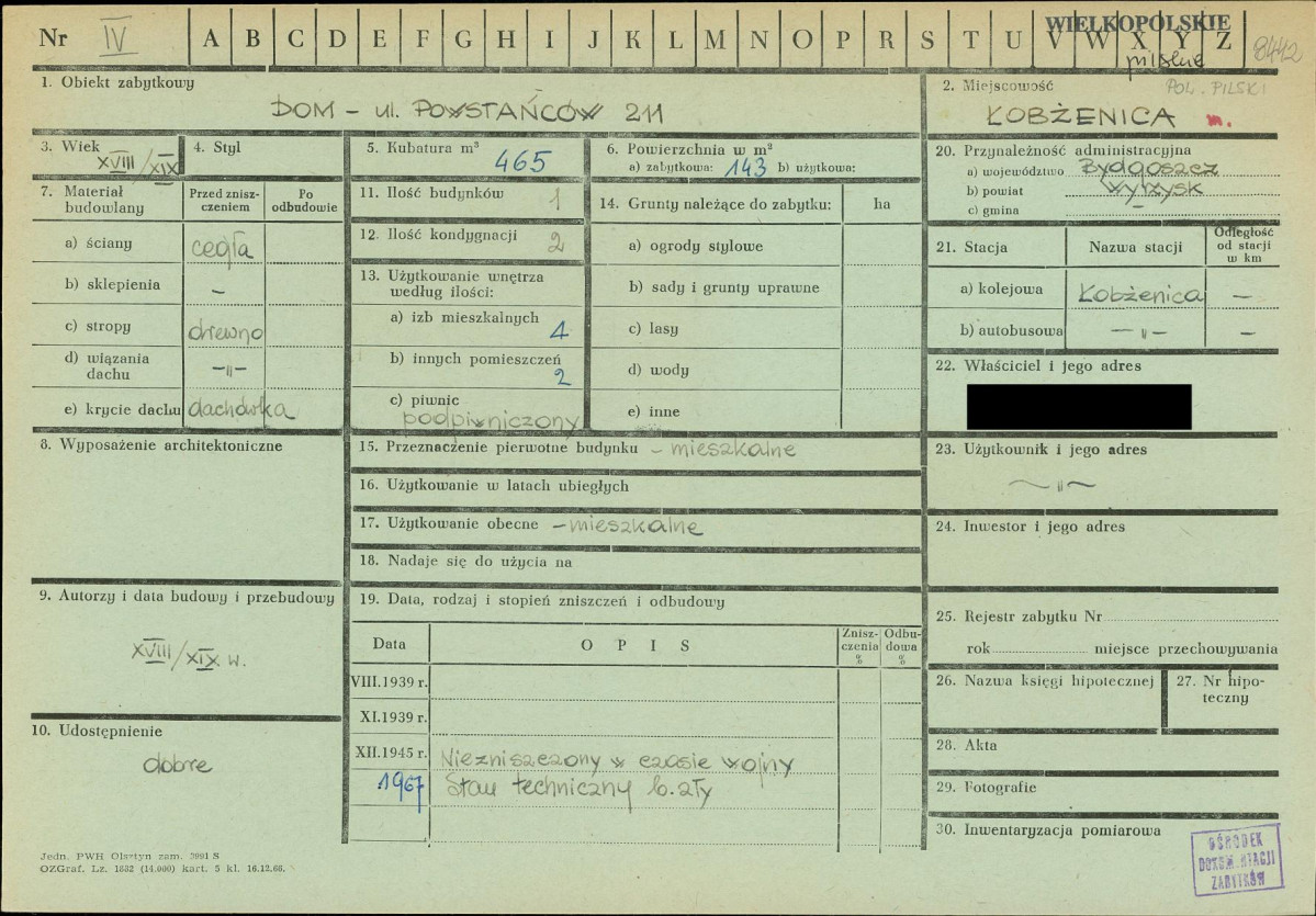 KZ - Karta zielona, skan nr 1