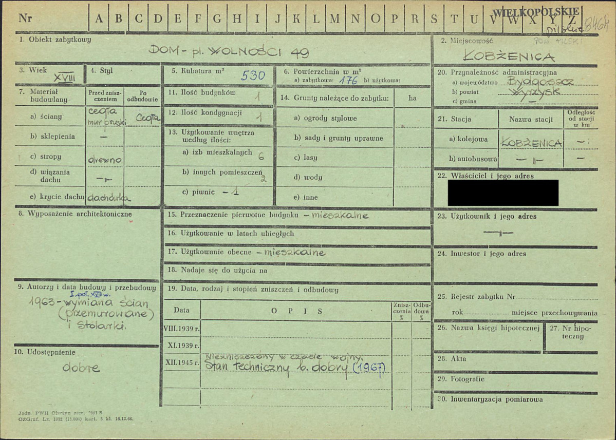 KZ - Karta zielona, skan nr 1