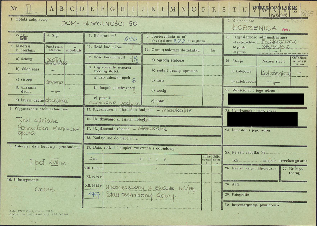 KZ - Karta zielona, skan nr 1