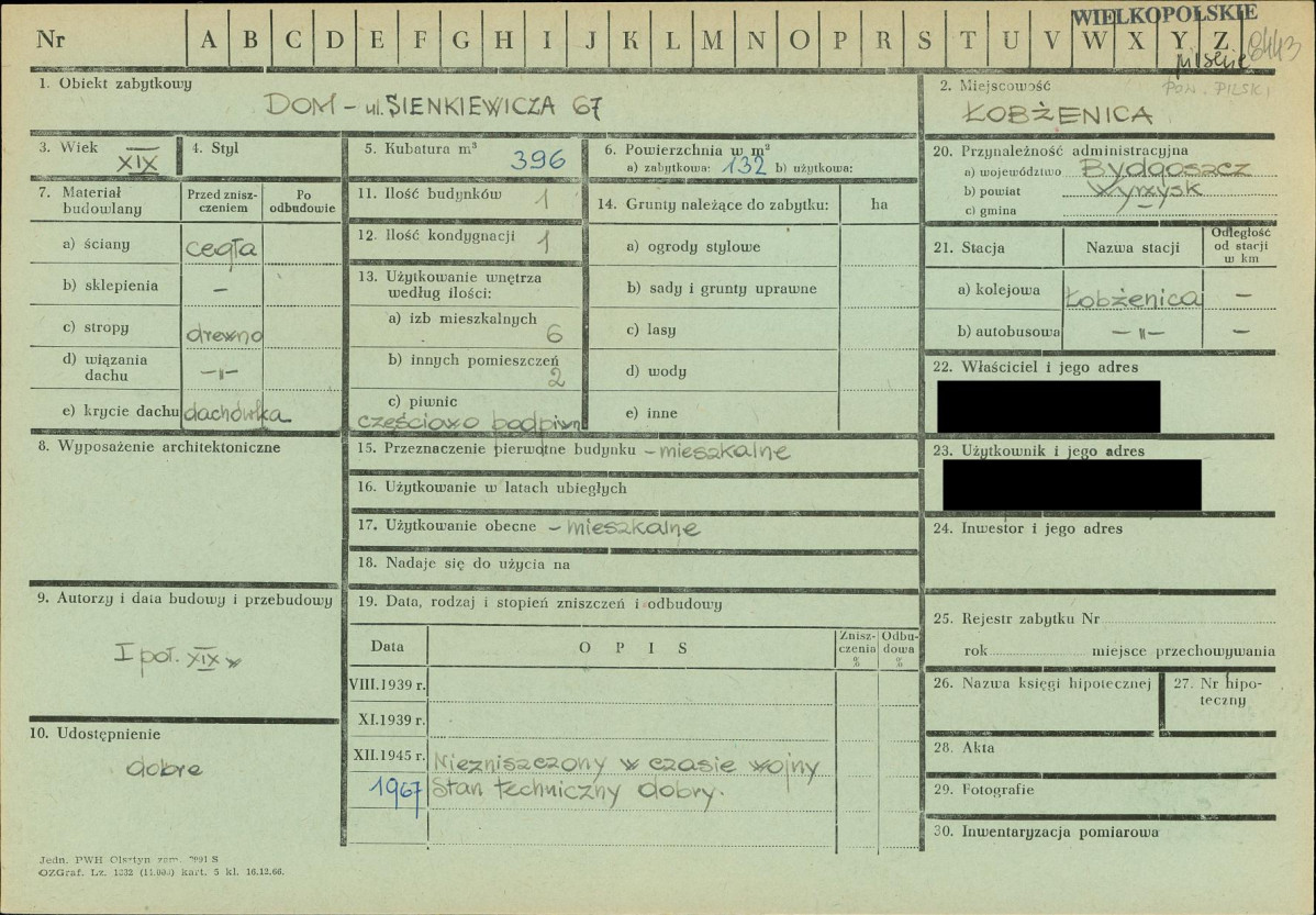 KZ - Karta zielona, skan nr 1