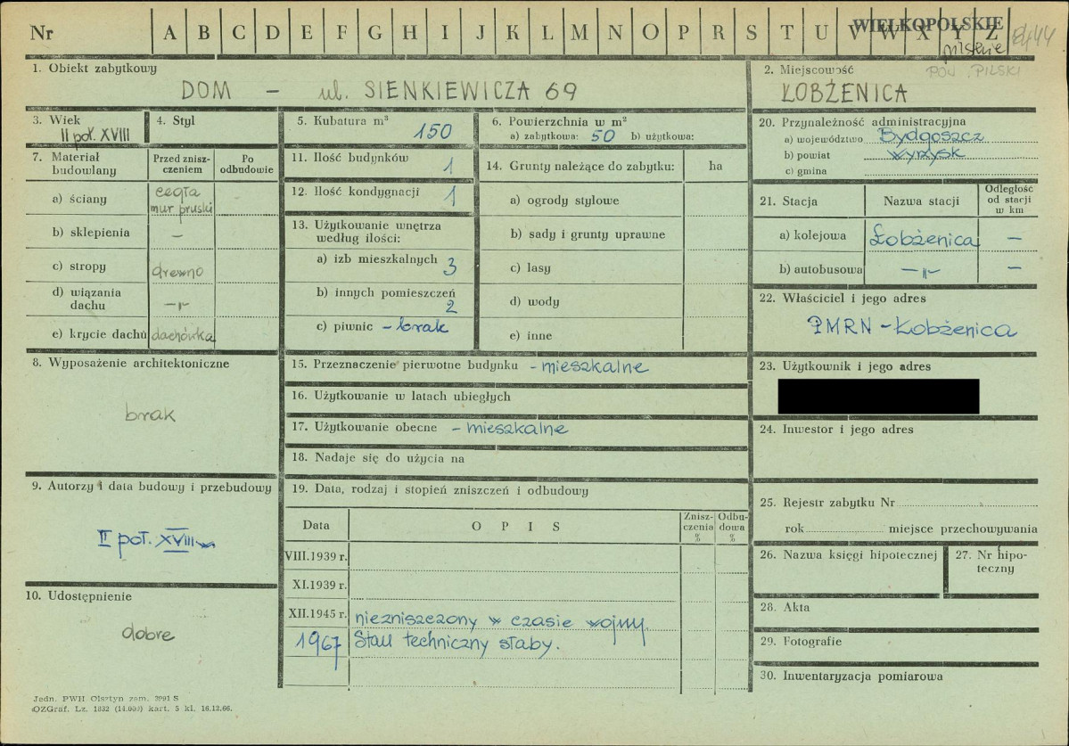 KZ - Karta zielona, skan nr 1