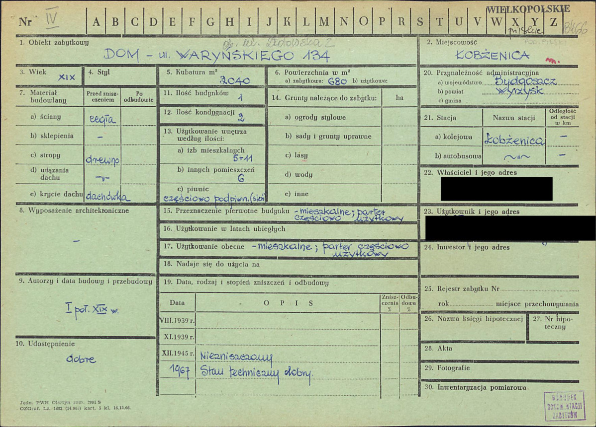 KZ - Karta zielona, skan nr 1