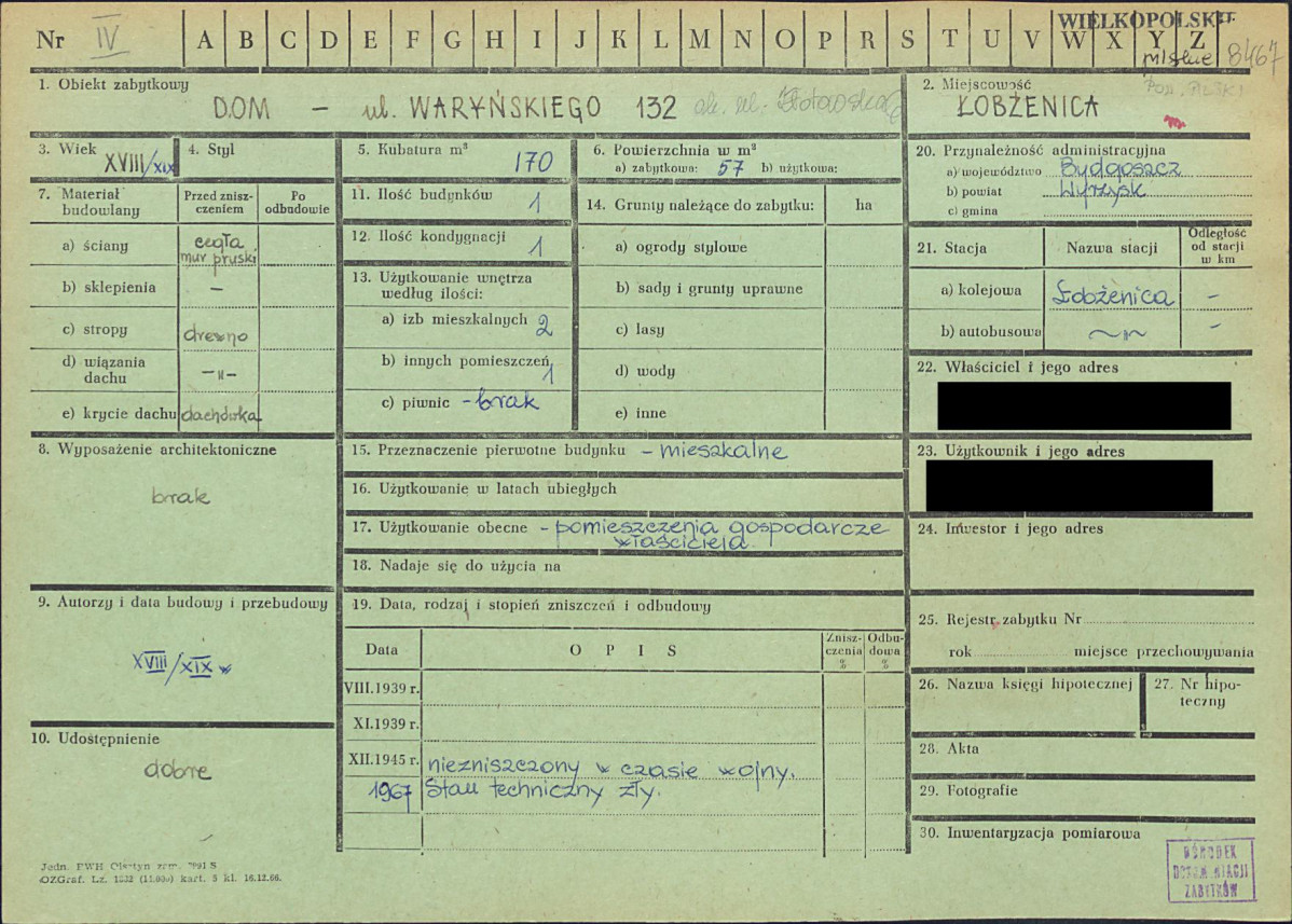 KZ - Karta zielona, skan nr 1