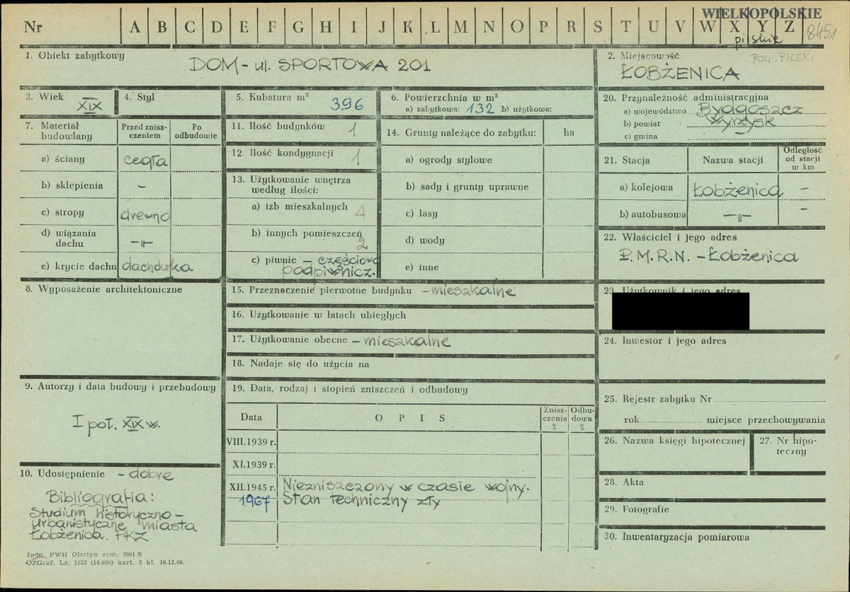 KZ - Karta zielona, skan nr 1