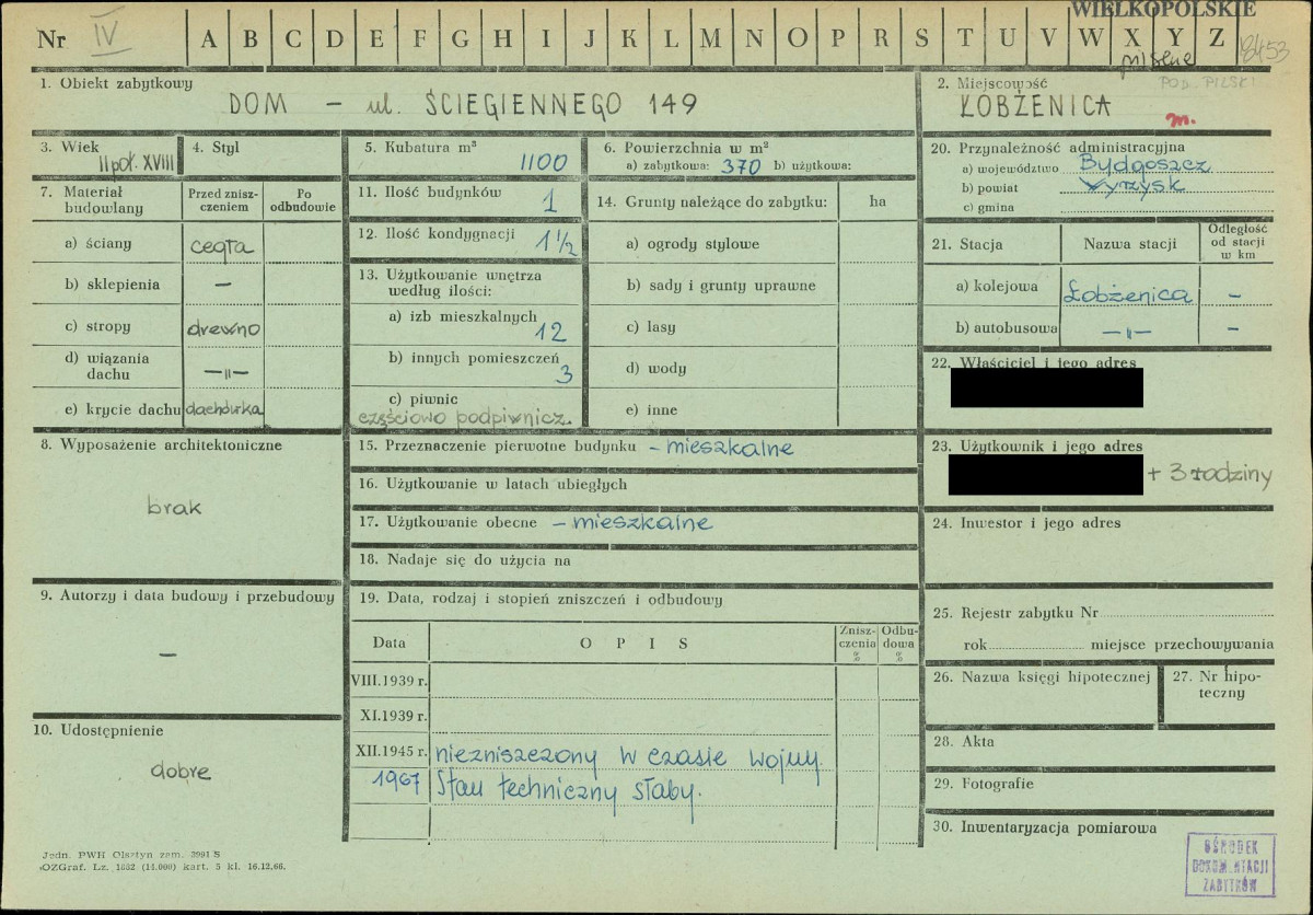 KZ - Karta zielona, skan nr 1