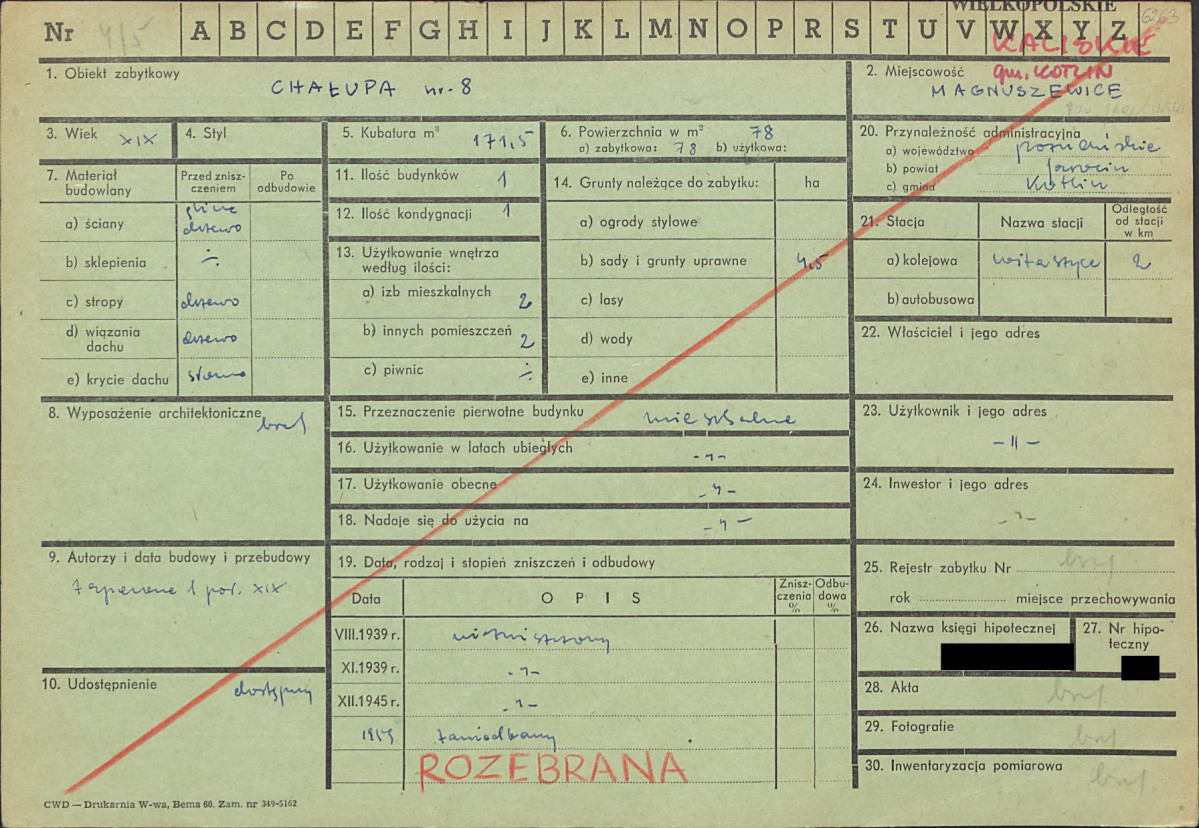 KZ - Karta zielona, skan nr 1