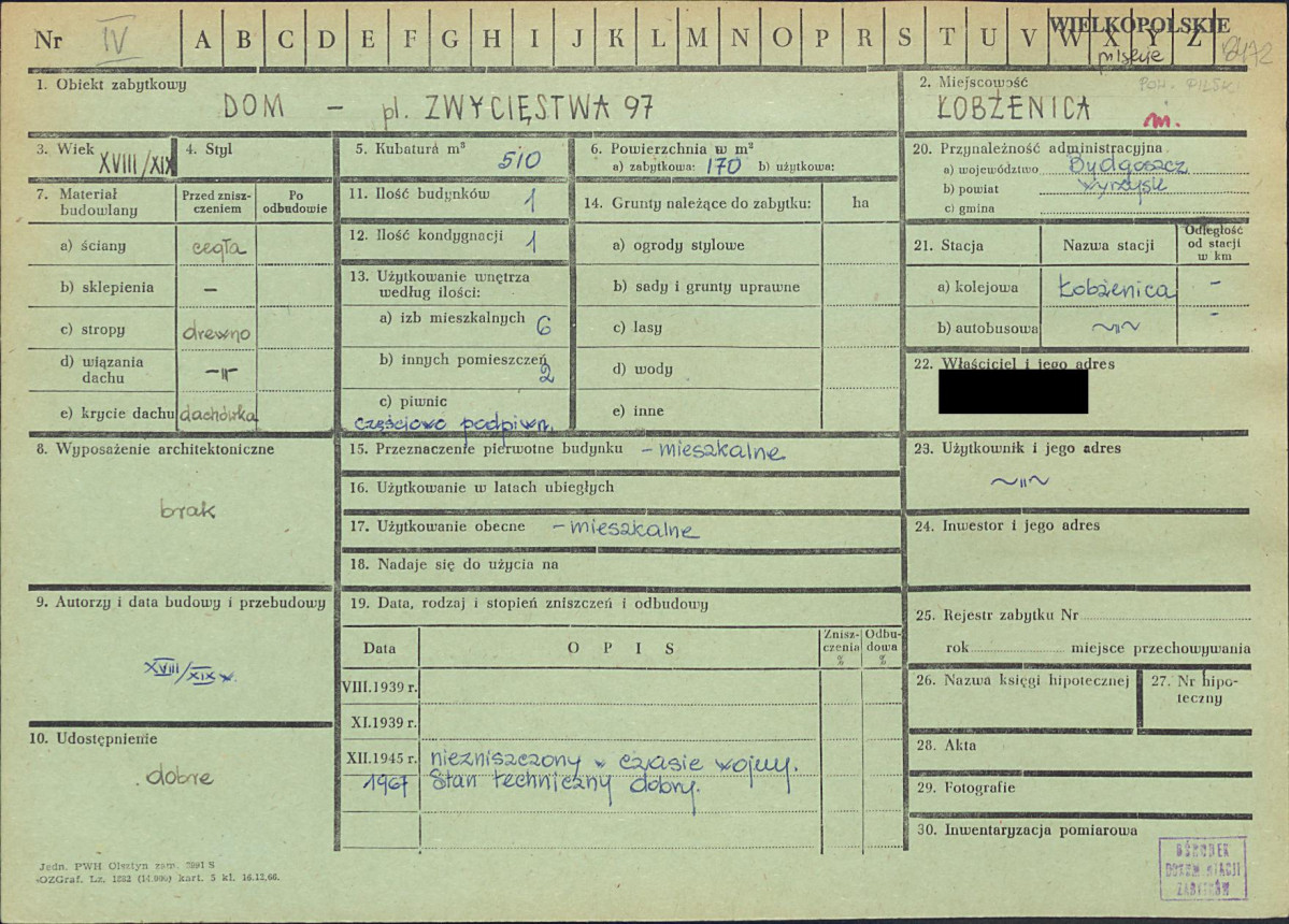KZ - Karta zielona, skan nr 1