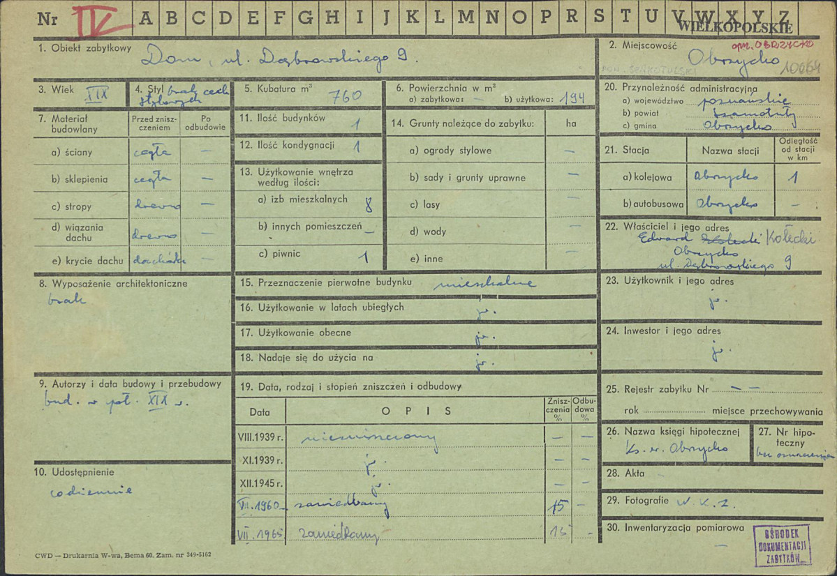 Karta zielona, skan nr 1
