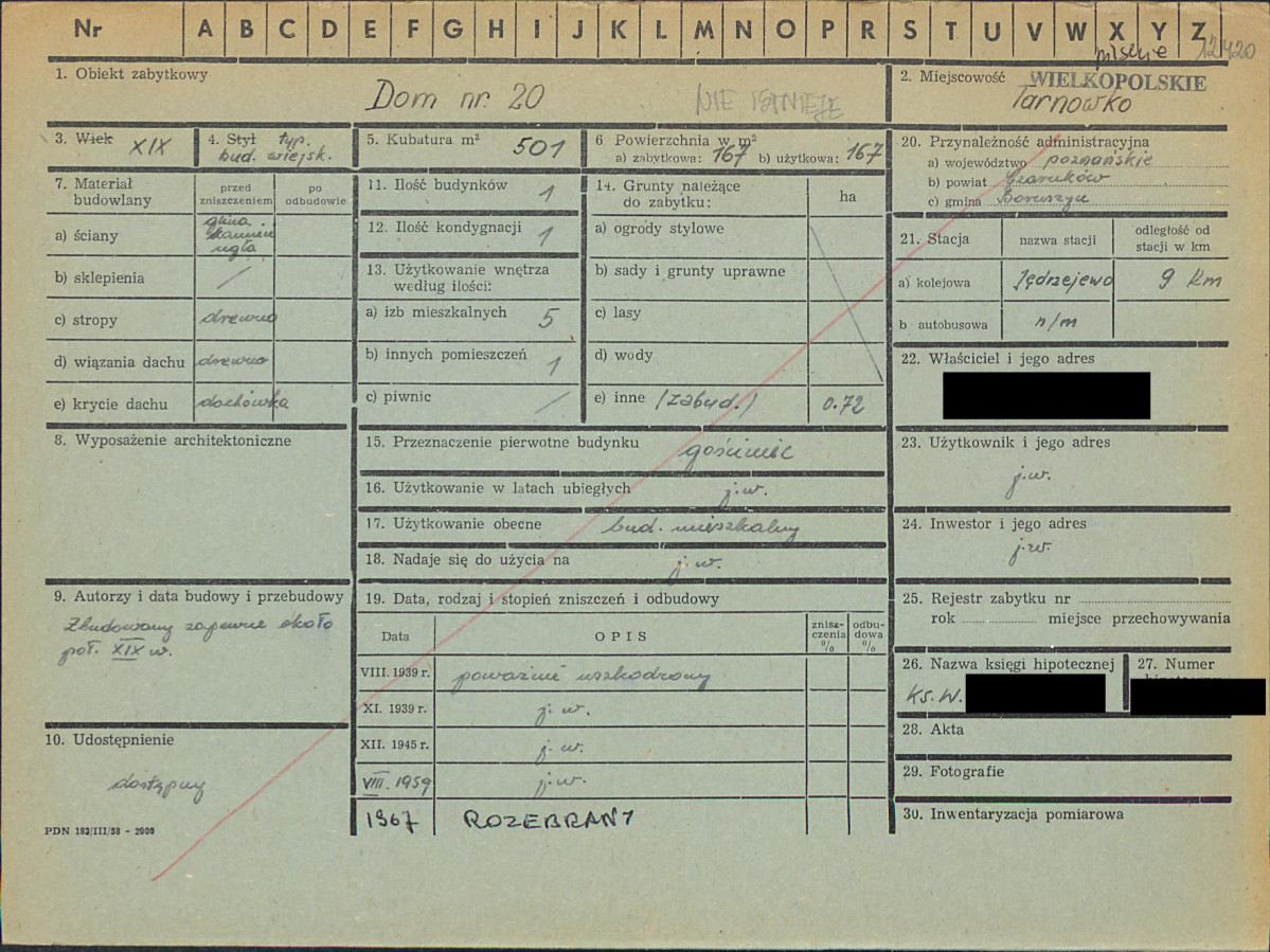 KZ - Karta zielona, skan nr 1