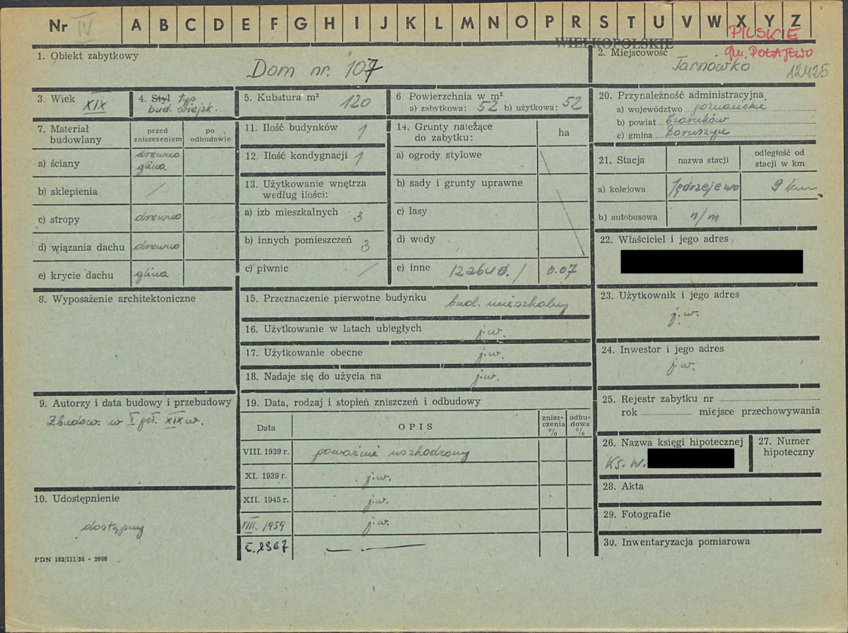 KZ - Karta zielona, skan nr 1