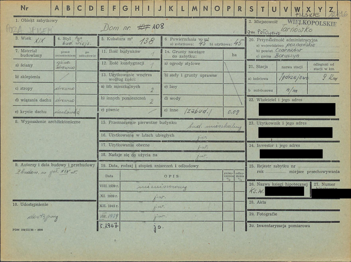 KZ - Karta zielona, skan nr 1