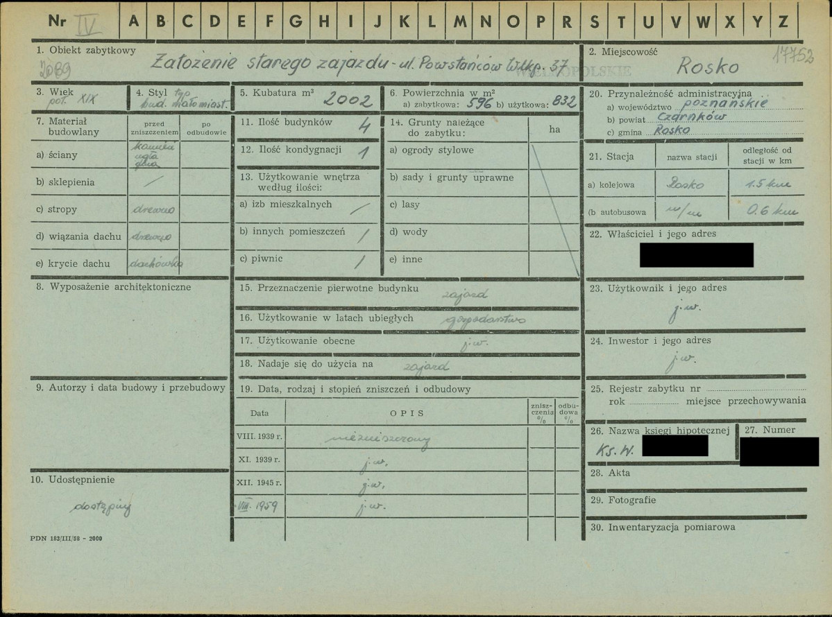 KZ - Karta zielona, skan nr 1
