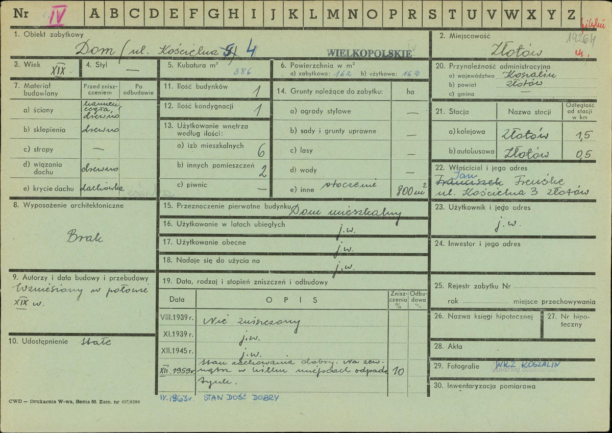 Karta zielona, skan nr 1