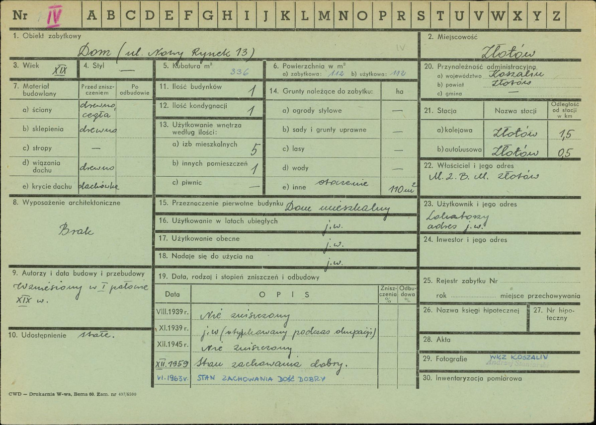 Karta zielona, skan nr 1