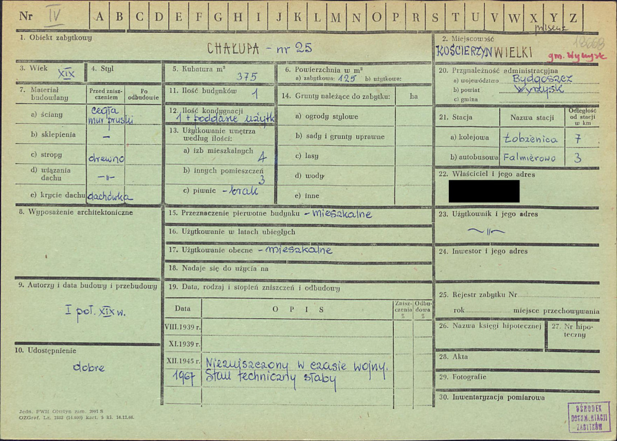 KZ - Karta zielona, skan nr 1