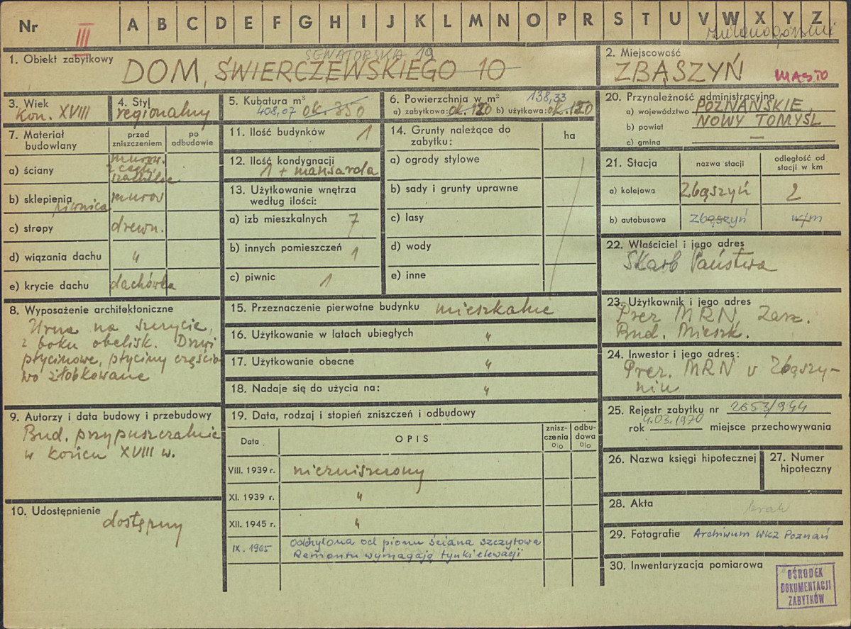Karta zielona, skan nr 1