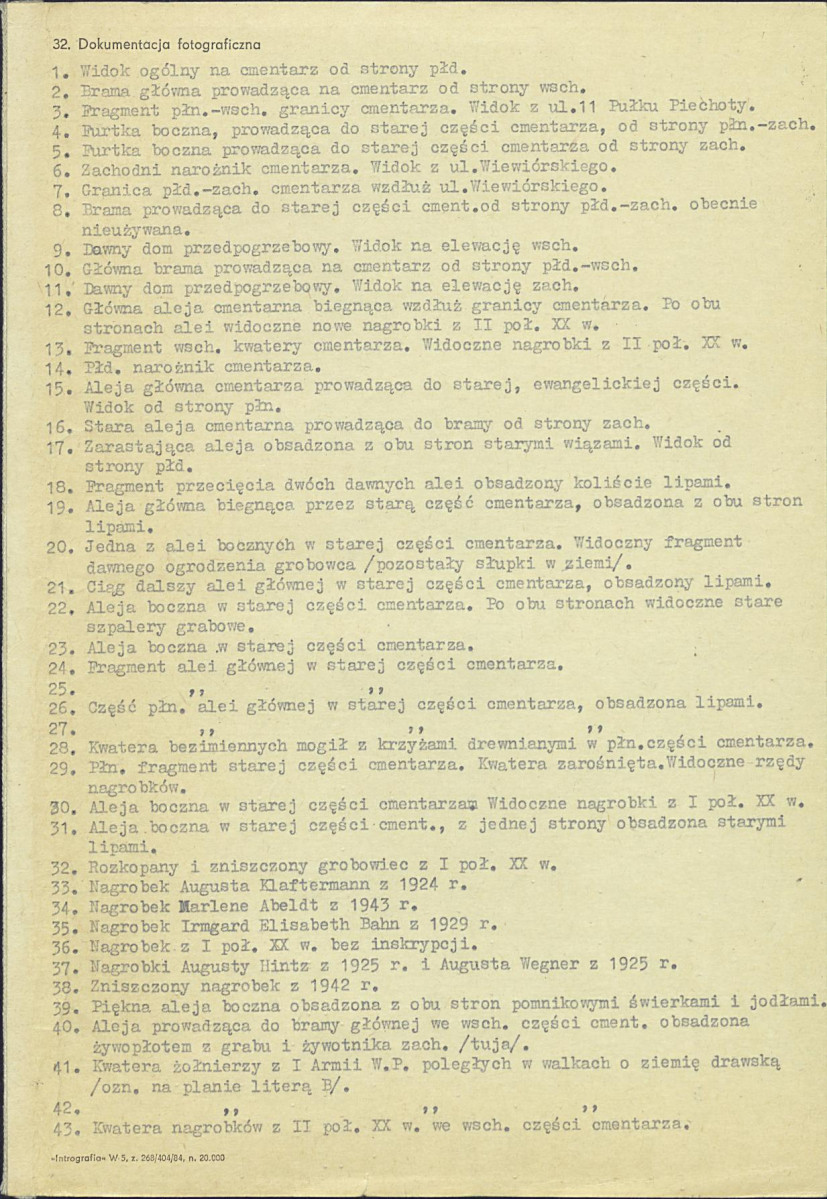 Karta cmentarza, skan nr 4