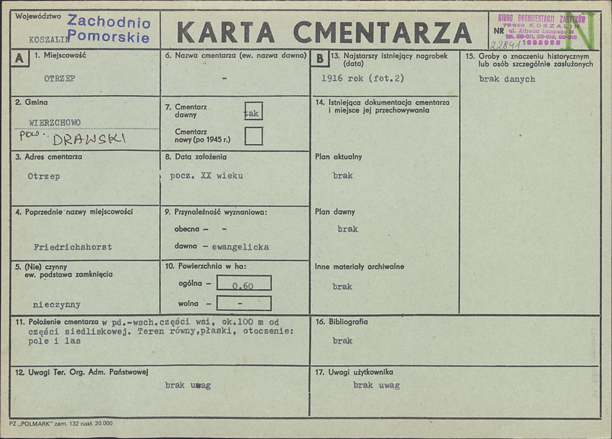 Karta cmentarza, skan nr 1