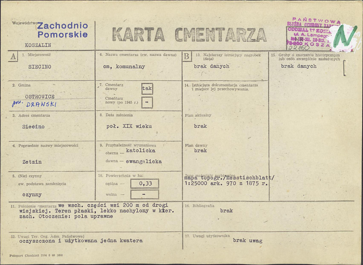 Karta cmentarza, skan nr 1