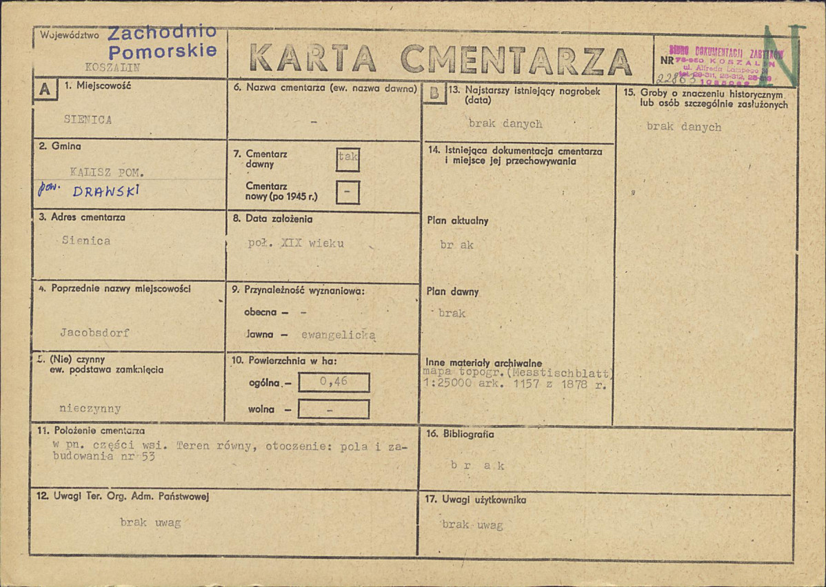 Karta cmentarza, skan nr 1