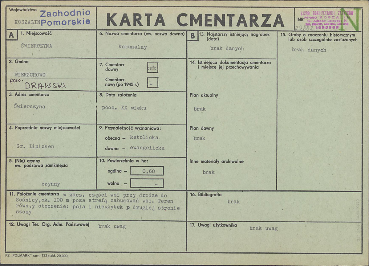 Karta cmentarza, skan nr 1