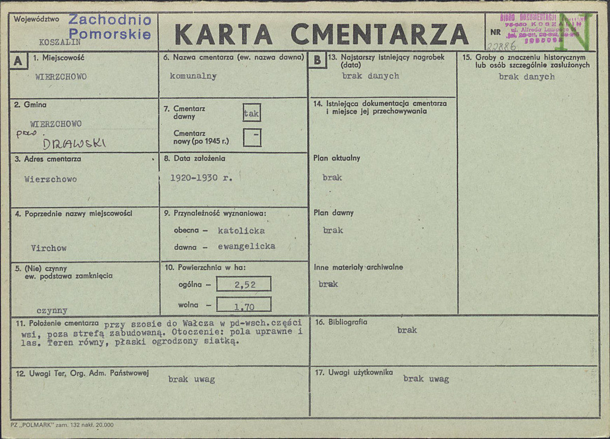Karta cmentarza, skan nr 1