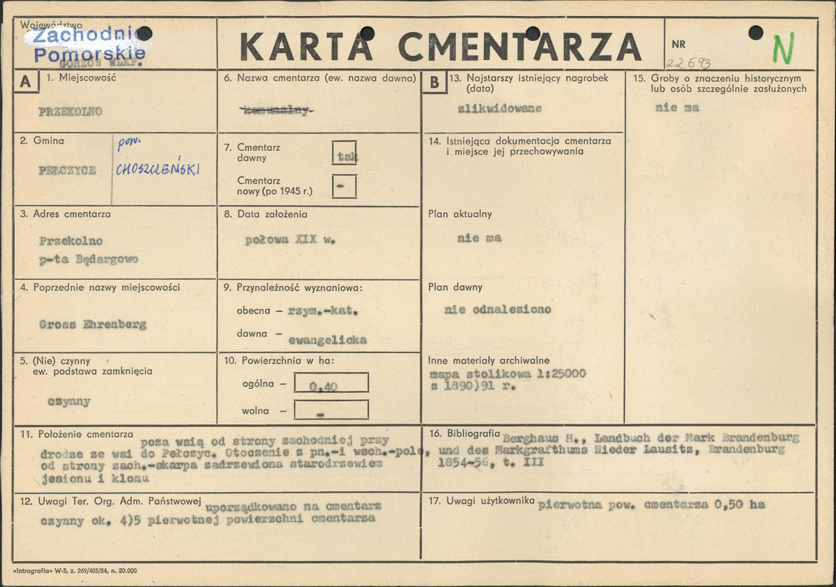 Karta cmentarza, skan nr 1