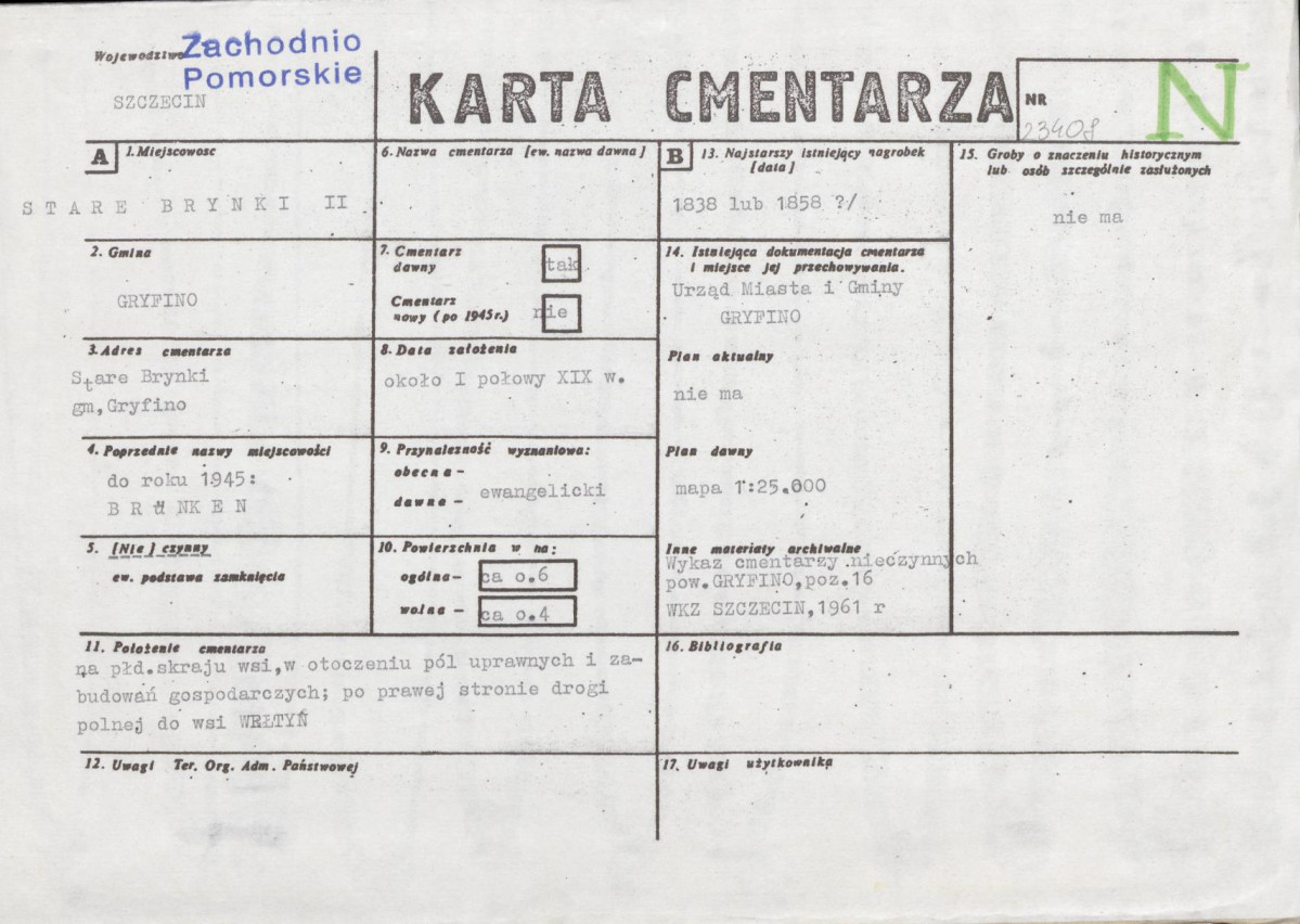 Karta cmentarza, skan nr 1