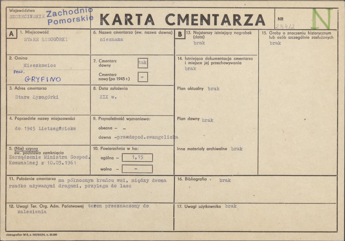 Karta cmentarza, skan nr 1