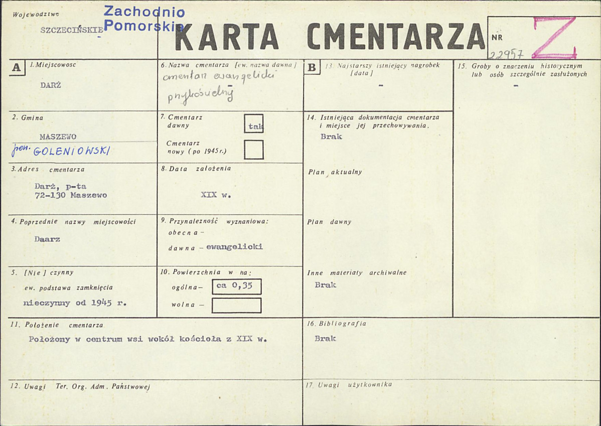 Karta cmentarza, skan nr 1