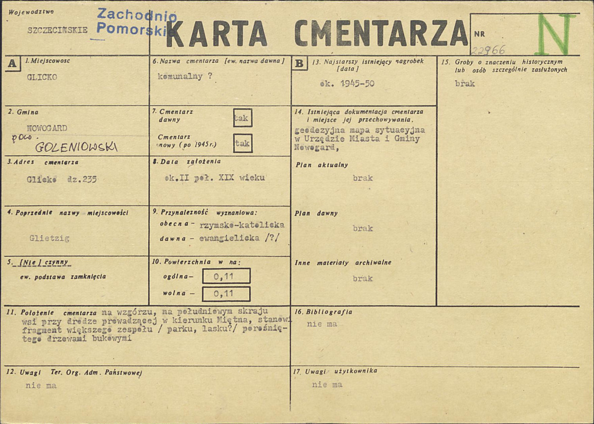Karta cmentarza, skan nr 1
