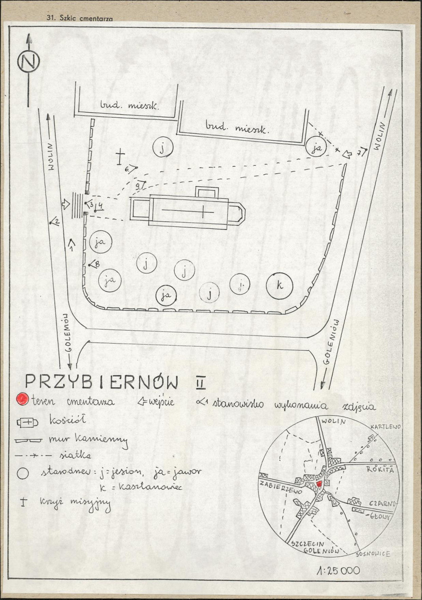 Karta cmentarza, skan nr 3