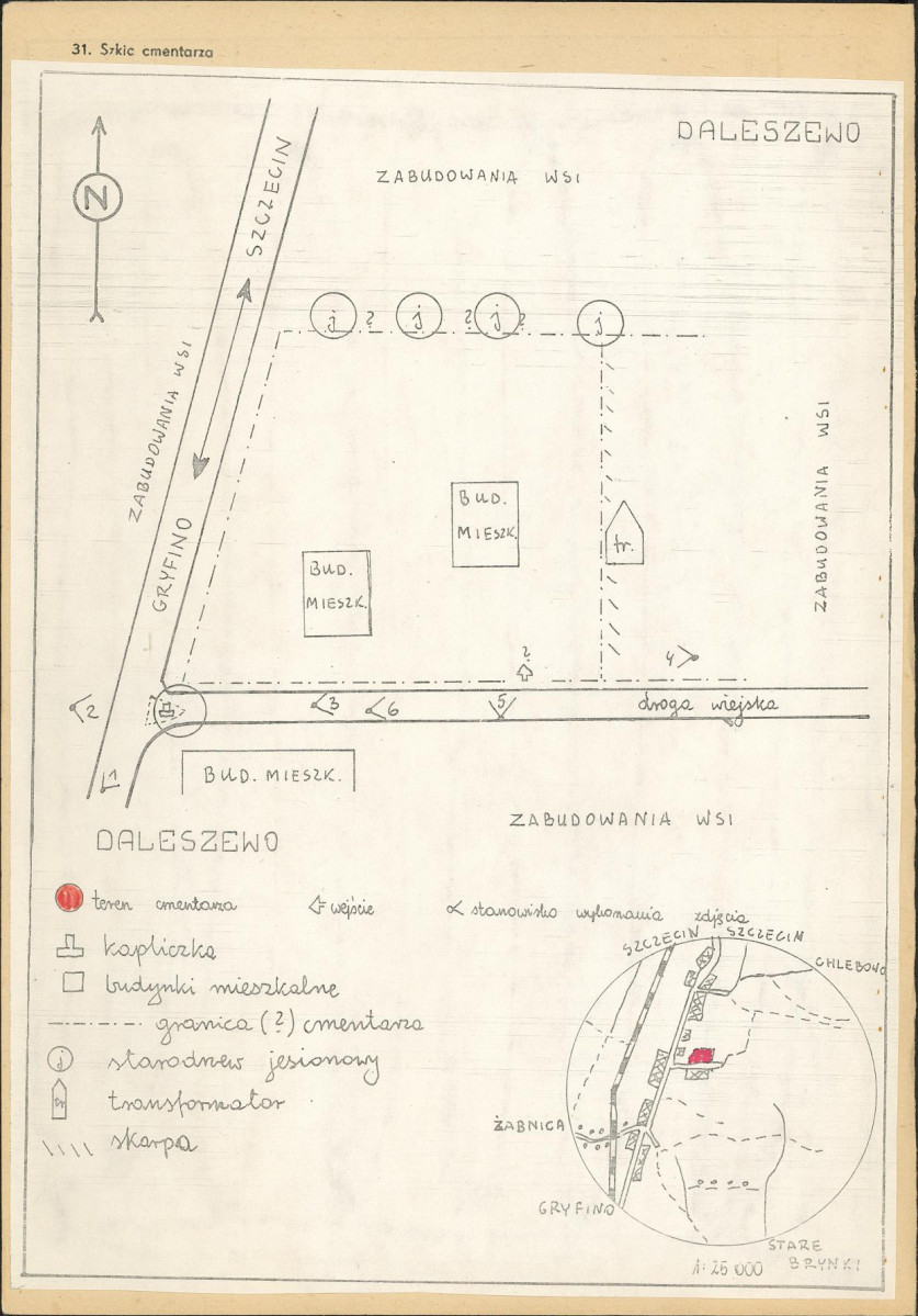 Karta cmentarza, skan nr 3