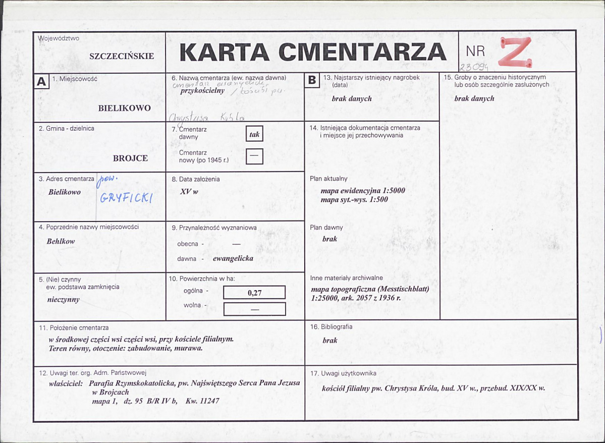Karta cmentarza, skan nr 1