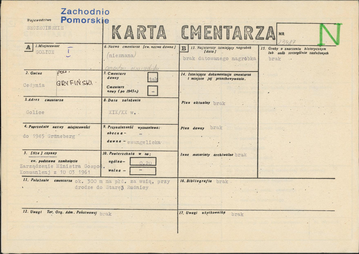 Karta cmentarza, skan nr 1