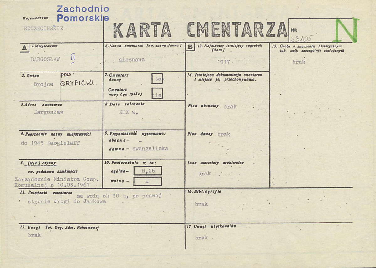 Karta cmentarza, skan nr 1