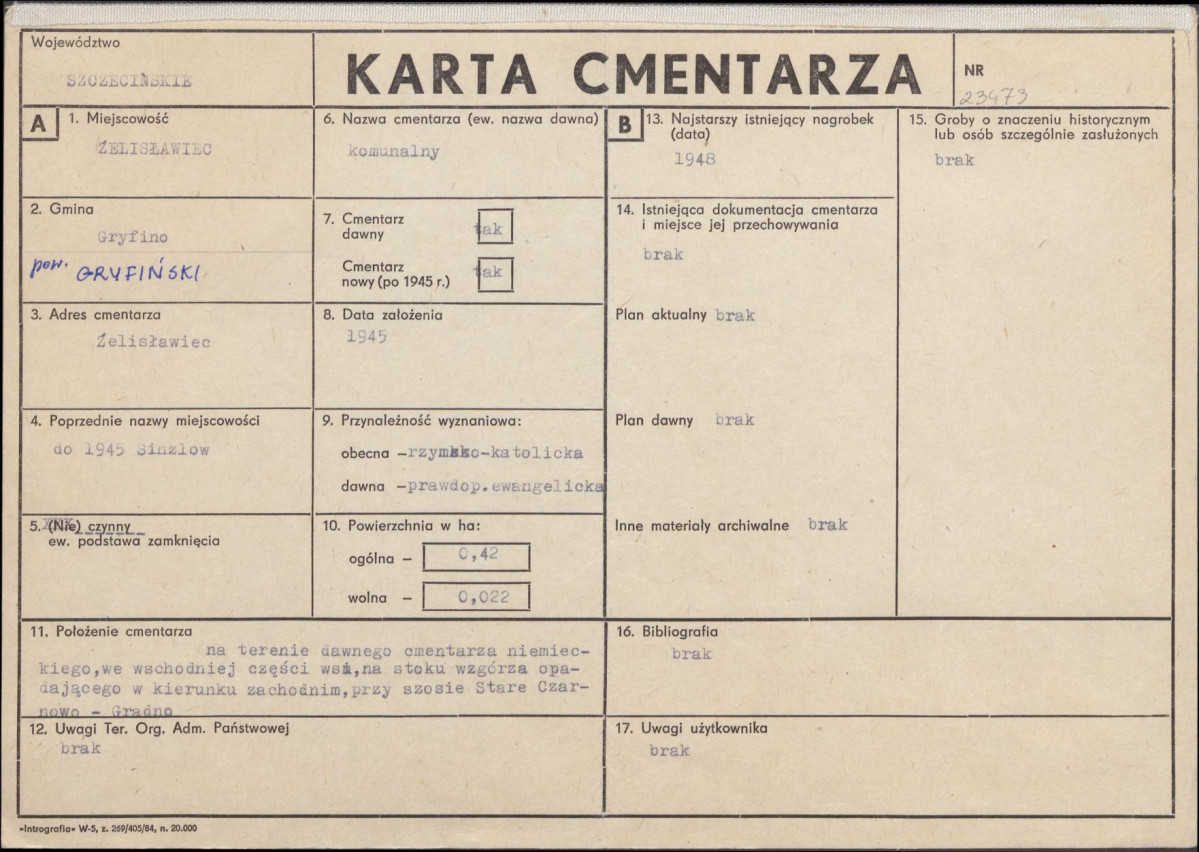 Karta cmentarza, skan nr 1